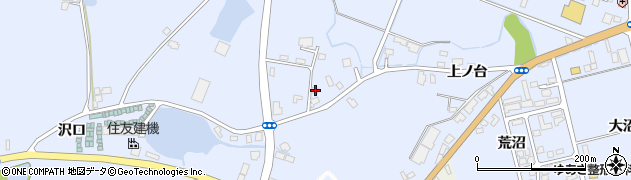 秋田県横手市赤坂中山48周辺の地図