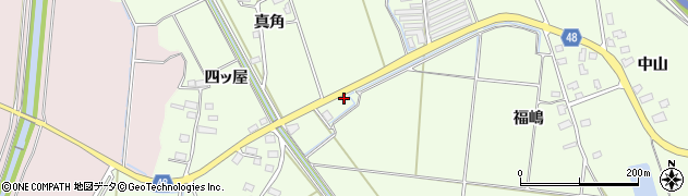 秋田県横手市平鹿町上吉田竹原西53周辺の地図