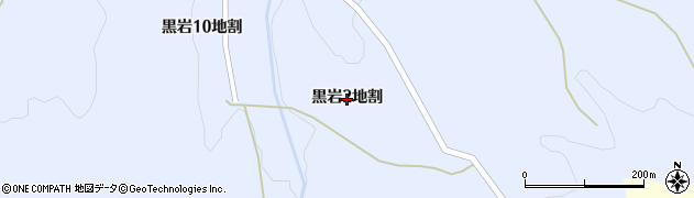 岩手県北上市黒岩（２地割）周辺の地図
