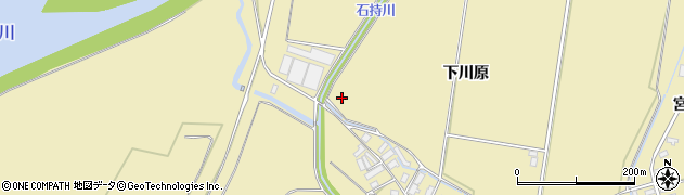 秋田県横手市雄物川町沼館中助五郎林周辺の地図
