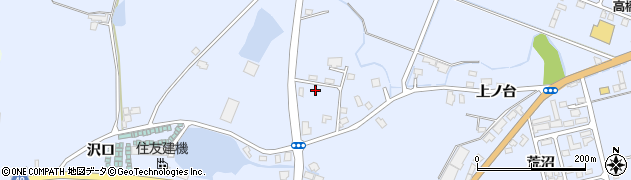 秋田県横手市赤坂中山周辺の地図
