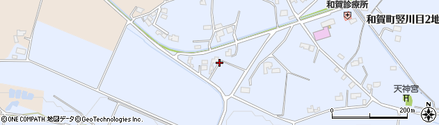 岩手県北上市和賀町竪川目４地割周辺の地図