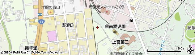 秋田県横手市安田（谷地岸）周辺の地図