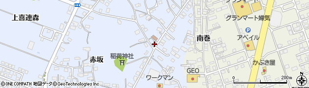 秋田県横手市赤坂後野41周辺の地図