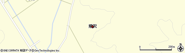 岩手県北上市口内町（飛沢）周辺の地図