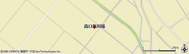 秋田県横手市平鹿町下吉田（高口新川端）周辺の地図