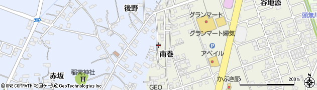 秋田県横手市婦気大堤（西野）周辺の地図