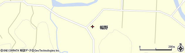 秋田県由利本荘市東由利宿幅野39周辺の地図
