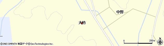 岩手県北上市口内町（大竹）周辺の地図
