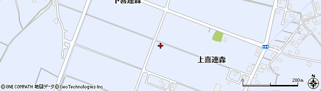秋田県横手市赤坂上喜連森138周辺の地図