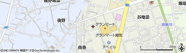 秋田県横手市婦気大堤（下久保）周辺の地図