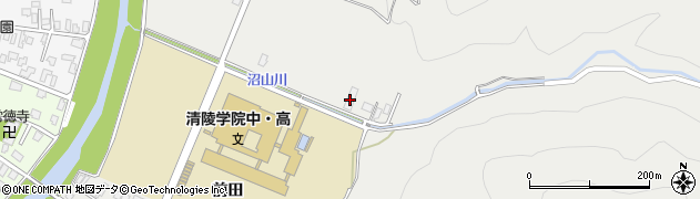 秋田県横手市大沢（山下）周辺の地図