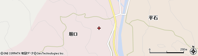 秋田県由利本荘市堰口（堰口）周辺の地図