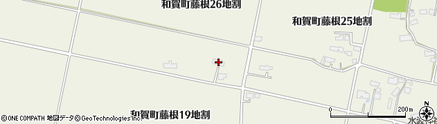 岩手県北上市和賀町藤根（２６地割）周辺の地図