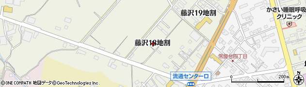 岩手県北上市藤沢１８地割周辺の地図