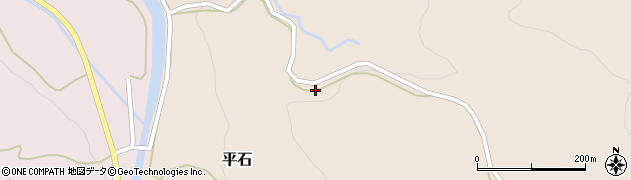 秋田県由利本荘市平石（堂林）周辺の地図
