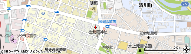 損害保険ジャパン株式会社　秋田支店横手支社周辺の地図