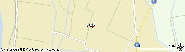 秋田県横手市雄物川町沼館八卦185周辺の地図