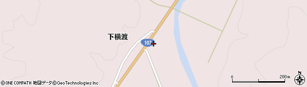 秋田県由利本荘市東由利蔵釜坂周辺の地図