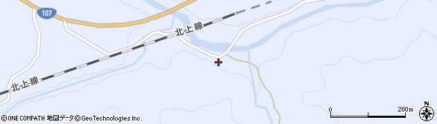 岩手県西和賀町（和賀郡）小繋沢（５４地割）周辺の地図