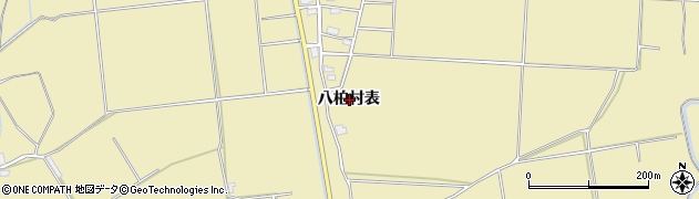 秋田県横手市大雄八柏村表周辺の地図