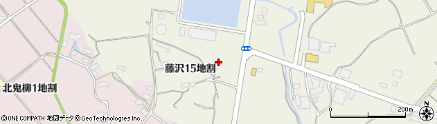 藤沢稲荷神社周辺の地図