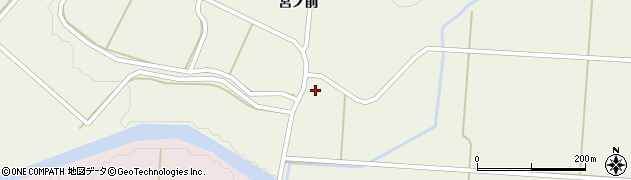 秋田県由利本荘市東由利法内倉沢周辺の地図