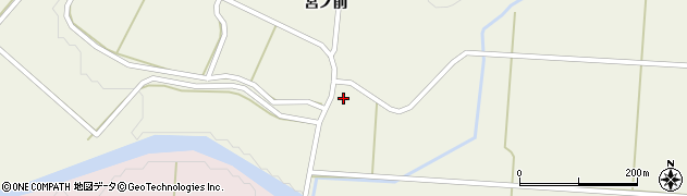 秋田県由利本荘市東由利法内（倉沢）周辺の地図