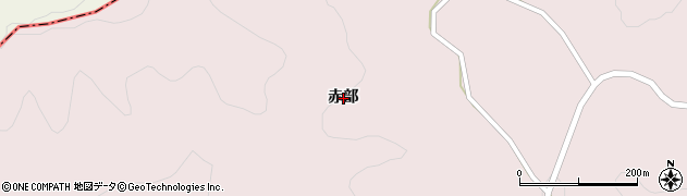 岩手県奥州市江刺梁川（赤部）周辺の地図