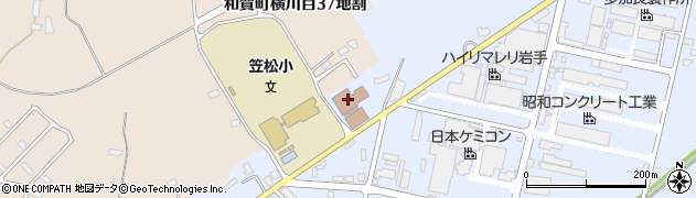 和賀地区交流センター周辺の地図