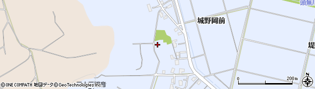 秋田県横手市赤坂（城野岡）周辺の地図