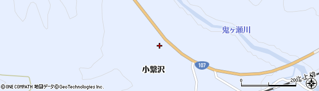 岩手県和賀郡西和賀町小繋沢５５地割周辺の地図