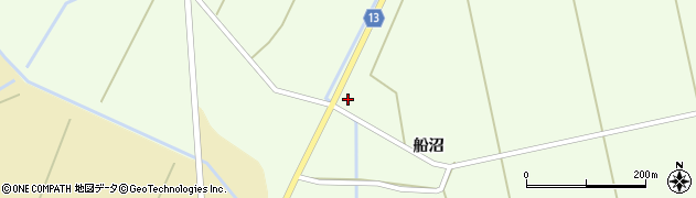 秋田県横手市雄物川町薄井（船沼東）周辺の地図