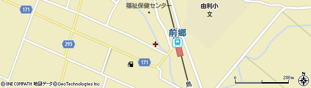 秋田県由利本荘市前郷家岸81周辺の地図