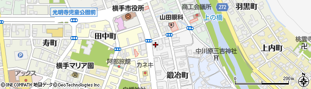 北日本銀行横手支店 ＡＴＭ周辺の地図