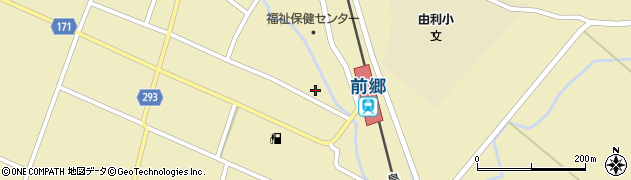 秋田県由利本荘市前郷家岸89周辺の地図