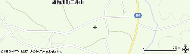 秋田県横手市雄物川町二井山二井山周辺の地図