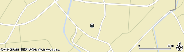 秋田県横手市大雄（向）周辺の地図