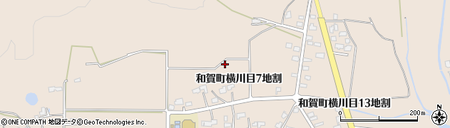 岩手県北上市和賀町横川目周辺の地図