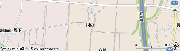 秋田県横手市猪岡（川口）周辺の地図
