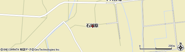 秋田県横手市平鹿町下吉田石川原周辺の地図