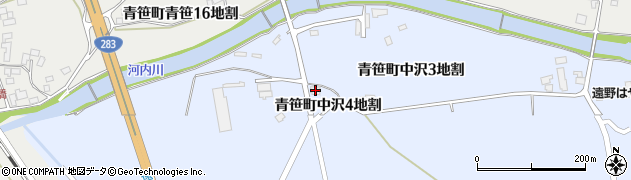 岩手県遠野市青笹町中沢４地割10周辺の地図