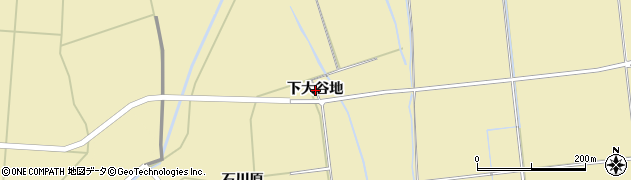 秋田県横手市平鹿町下吉田（下大谷地）周辺の地図