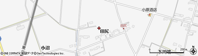 岩手県北上市二子町（田尻）周辺の地図