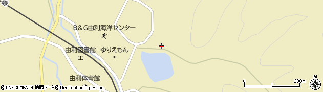 秋田県由利本荘市前郷（内山）周辺の地図