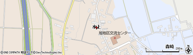 秋田県横手市猪岡（水上）周辺の地図