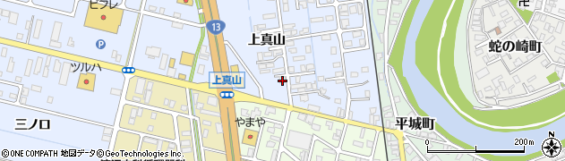 秋田県横手市横手町上真山170周辺の地図