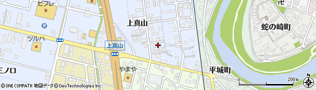 秋田県横手市横手町上真山197周辺の地図