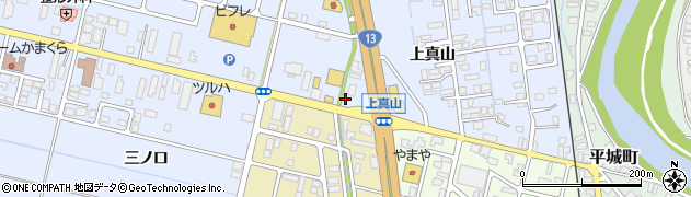 秋田県横手市横手町上真山121周辺の地図