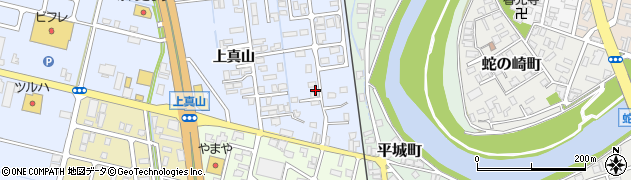 秋田県横手市横手町上真山221周辺の地図
